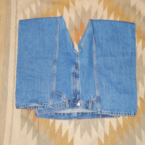 Levi's 505 - 38 x 34 - 100% Cotton Denim Blue Jeans Levi Strauss Levis EPOC - Picture 6 of 6